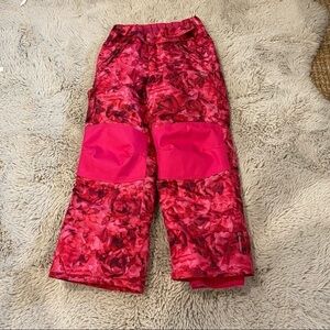 Rose Girls snow pants 4/5 champion floral